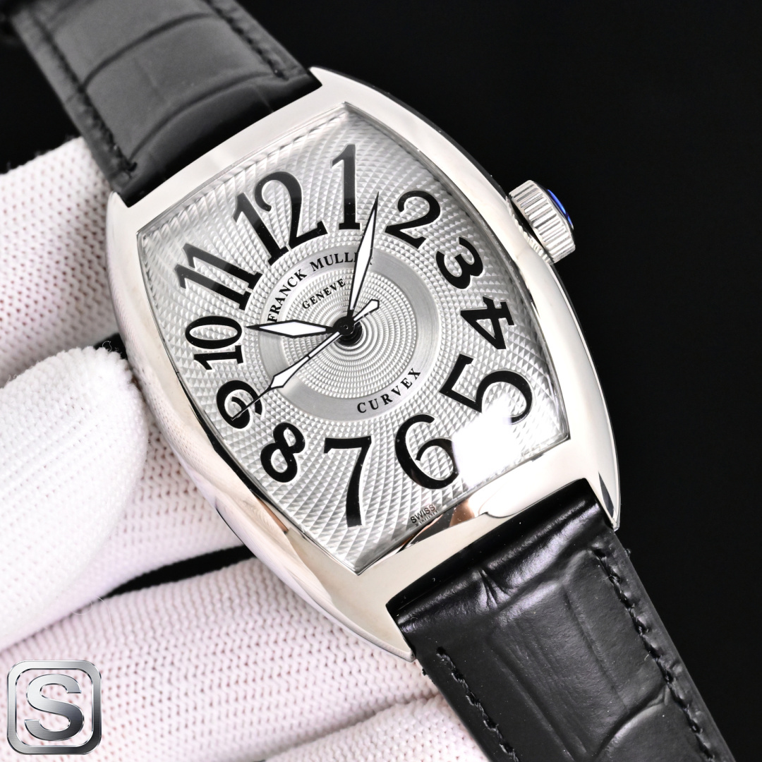 NO:821916,FM simple three-hand mechanical white case, rose gold FM Franck Muller PN6 Franck Muller 55*42*13mm fully automatic mechanical movement, double-sided calfskin original pin buckle, barrel-shaped arch bridge case, under the scorching sun, attracting attention, luxurious and exquisite recommended men's mechanical watch, the best luxury recommendation for gifts, please look for exclusive quality,,cowhide19860909FM 简约三针机械白壳 玫金  FM 法兰克 穆勒 PN6 Franck Muller 55*42*13mm 全自动机械机芯 双面小牛皮原装针扣 酒桶形拱桥状壳 烈日之下 万众瞩目 奢华精致推荐男士机械腕表 送礼最佳奢华推荐请认准独家品质,,cowhide,Watch