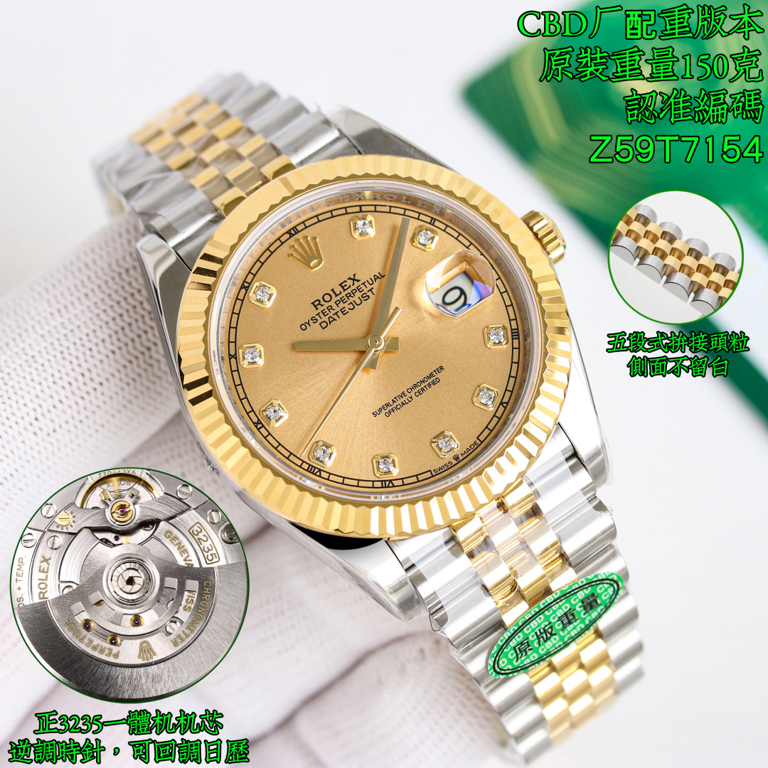 NO:821906,CBD produced machine 2836 machine, no leakage of gold between 300 CBD Factory, counterweight version, original weight, weight up to more than 150 grams, special offer, wall crack recommendation, professional watch developed with great concentration, the highest version on the market, Rolex Rolex MK1 log 41MM series!  Super boutique tribute to classics is coming!  A one-to-one replica of the real original!  Welcome to PK comparison!  Push the limits!  The exciting details of the entire watch are as follows: 1. The luminous hands on the face adopt luminous technology similar to Swiss watchmaking technology. Just like the original version, the luminous light is bright. 2. The entire watch is made of 904L fine steel!  The case has been ergonomically improved, and the curved lug design is suitable for a variety of wrist sizes, providing business people with an all-weather comfortable wearing experience!  It is a 1:1 replica of the strap, and the details are perfectly restored to the original!  3 Using 7 ultra-high-cost original genuine-grade substitute surfaces!  The high-precision pot-lid-shaped dial is paired with original Swiss luminous combination nails and hands!  The appearance is the same!  4 The biggest highlight VS exclusive customized Dandong integrated movement!  The appearance parts of the movement are consistent with the original ones!  Accurate travel time and kinetic energy of over 72 hours!  5 Calendar printing fonts are excellent!  The structural design refers to professional watch standards!  Super high quality Diary business watch!  Worth having!  CBD’s ingenious masterpiece, welcome all friends to taste it!  Luxurious and exquisite recommended men’s mechanical watches. The best luxury recommendations for gifts. Please look for the exclusive quality of CBD, rolex19860909CBD 出品 机 2836机 间金不漏白300 CBD Factory,配重版本,原装重量,重量高达150多克,特惠,墙裂推荐 潜心研制的专业腕表 市场最高版本 劳力士 Rolex MK1 日志41MM系列！超级精品 致敬经典 火爆来袭！ 真正原装正品一比一的复刻！欢迎来PK对比！ 突破极限！整表的精彩细节如下: 1字面指针夜光采用与瑞士制表工艺相近的夜光技术,跟原版一样,夜光明亮. 2全表釆用904L精钢材质！表壳经人体工学改良,弧形表耳设计适配多种腕围,为商务人士提供全天候舒适佩戴体验！与表带1比1复制,细节完美还原正品！ 3采用7种超高成本的原装正品级代用表面！高精密的锅盖形表盘搭配原装瑞士夜光的组合字钉和表针！表里如一！ 4最大亮点VS独家定制丹东一体机芯！机芯外观零件与正品一致！走时精准,动能超72小时！ 5日历印刷字体精良！结构设计参照专业腕表标准！ 超高品质的日志商务腕表！值得您拥有！CBD匠心力作,欢迎各位表友品鉴！奢华精致推荐男士机械腕表 送礼最佳奢华推荐请认准CBD独家品质,,rolex,Watch