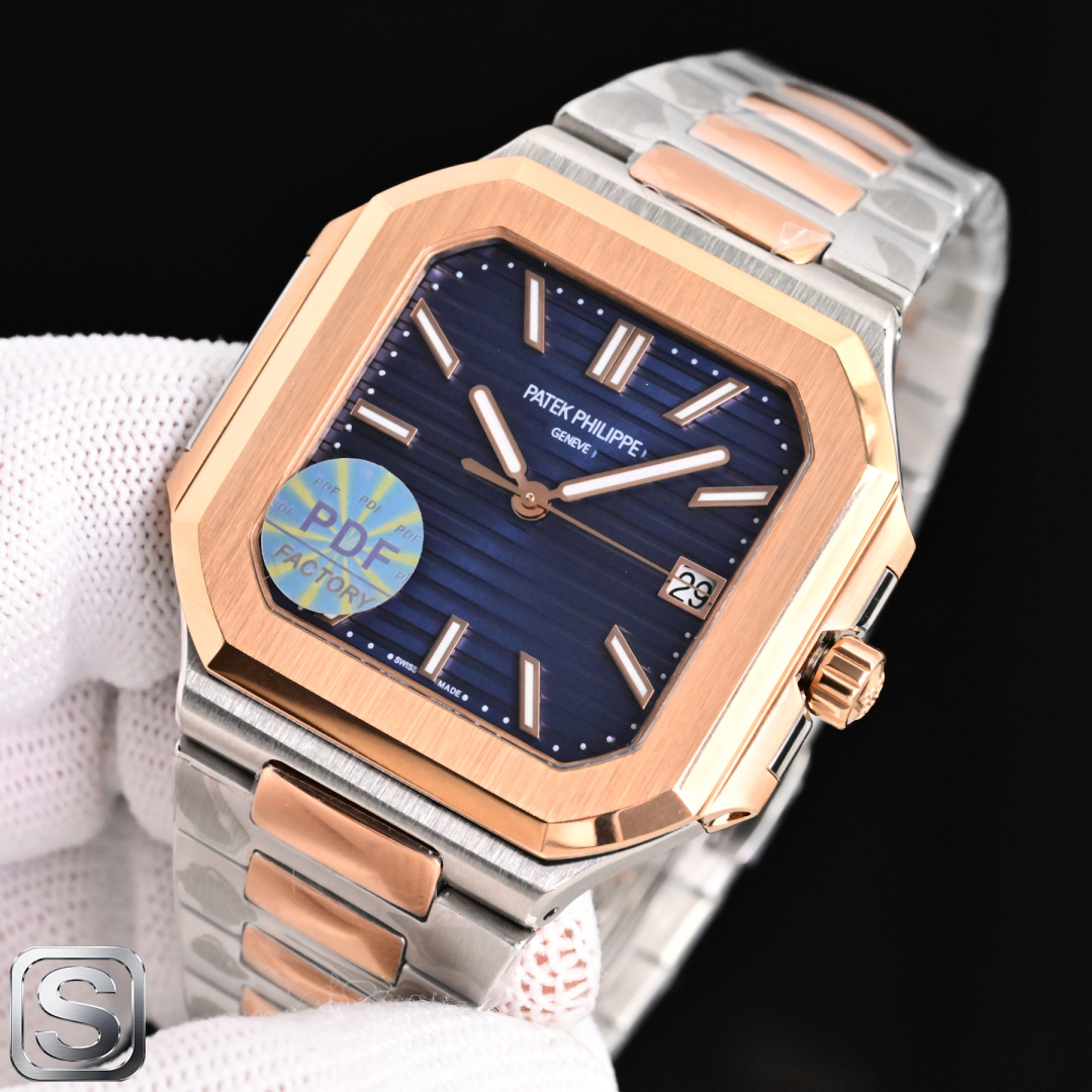 NO:822076,PDF Produced by White Case Gold Case PDF Factory PP Patek Philippe R69 V2 version of the all-in-one true winding gear movement, with non-stop time adjustment and accurate balance wheel movement, 45mm thickness 8.3mm. Patek Philippe launches a new series of CUBITUS (5821 watch-watch) Highlight Feature 1 Movement: equipped with customized 9015 modified Cal.26-330  SC. Realizes a real gear all-in-one machine, and can adjust the time without stopping seconds, and adjust the time without stopping seconds. The position of the balance wheel is consistent with the original product. Automatic winding movement. 2. Steel strap: 316L custom-grade ergonomic strap, new buckle style. 3. Case: size 45 mm and thickness only 8.3  mm is the diagonal length of the case (i.e. 10 o'clock to 4 o'clock), the size is 40 mm and the thickness is 8.5 mm. Because the case is approximately square, the width of the upper and lower sides will be less than this value, so the visual effect is not very large. Please pay attention to the PDF details.  Paired with it, 5821 is a sports-style watch that can be paired with formal and casual styles for daily use. Luxurious and exquisite, men’s mechanical watches are recommended. For the best luxury recommendations for gifts, please look for PDF exclusive quality, patek philippe19860909PDF 出品 白壳 金壳  PDF Factory PP 百达翡丽 R69 V2版本一体机真上链齿轮机芯,及调时不停秒,认准对版摆轮机芯,45mm厚度8.3mm.百达翡丽重磅推出新系列CUBITUS（5821腕表-腕表） 亮点特色1机芯:搭载定制9015改Cal.26-330 SC.实现真齿轮一体机,及调时不停秒,调时不停秒,摆轮位置均与正品一致,自动上链机芯2钢带:316L定制级人体工程学表带,新扣款式.3表壳:尺寸45毫米厚度仅8.3mm,为表壳对角线长度(即10点位至4点位),尺寸40毫米厚度8.5mm,因为表壳近似于方形,上下边的宽度会小于这一数值,所以视觉效果并不是很大.请认准PDF细节. 搭配上,5821,属于运动风格腕表,日常搭配正装和休闲风格也可以,奢华精致推荐男士机械腕表 送礼最佳奢华推荐请认准PDF独家品质,,patek philippe,Watch