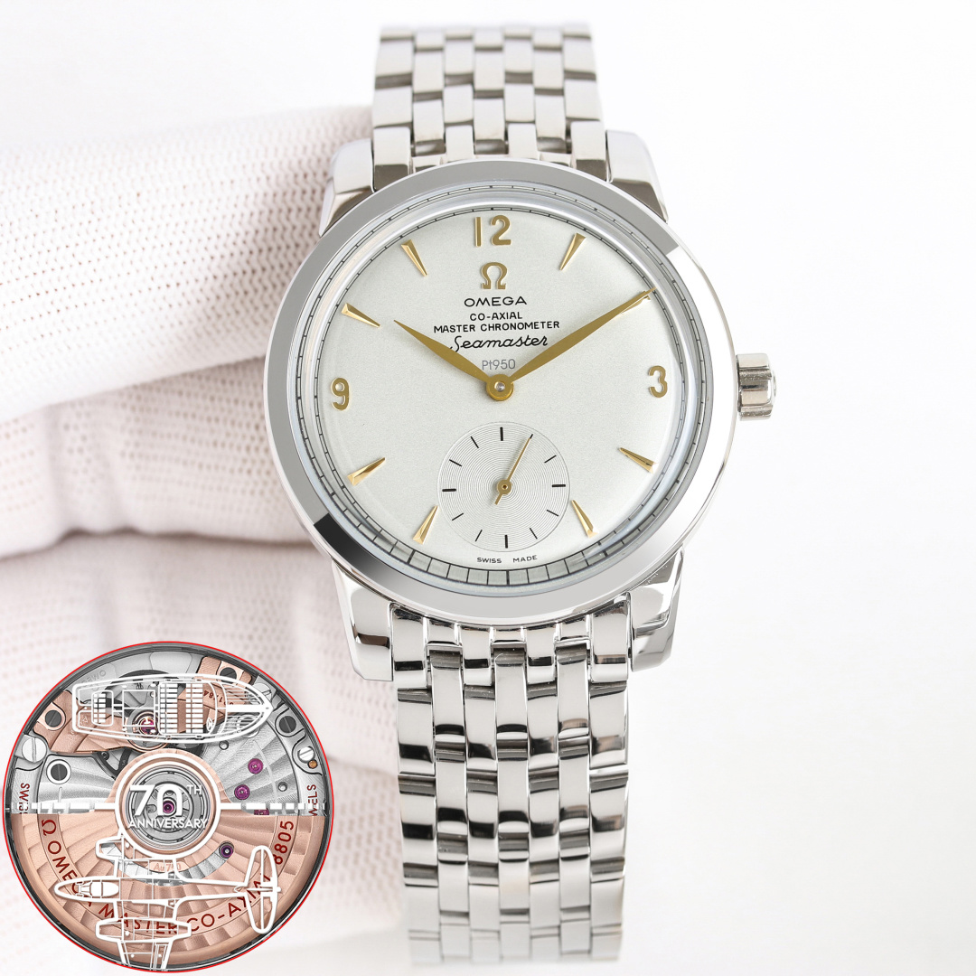 NO:822356,Produced by TW, the same price as gold and white, TW Factory OMEGA MO1 Seamaster 1948 watch is coming!  Welcome to taste!  Lid glass, two and a half hands. Exclusively customized 8804 Master Chronometer integrated movement. The texture, structure, balance wheel position and hollowing are all consistent with the original version. The beauty of the operation is clearly visible, the travel time is accurate, and the power reserve is 55 hours. The case is made of 316L stainless steel, arched sapphire glass, and the interior is anti-reflective. The sapphire glass on the back of the case is engraved with 'SEAMASTER' and 'LIMITED'  EDITLON' (limited edition) words and limited number Italian cowhide with original buckle Waterproof to 50 meters Luxurious and exquisite, recommended men's two-and-a-half-hand mechanical watch The best luxury gift recommendation, please look for TW's exclusive quality, omega, cowhide19860909TW 出品 金白同价 TW Factory 欧米茄 OMEGA MO1 海马系列 1948腕表 重磅来袭！欢迎品鉴！锅盖玻璃 两针半 独家定制8804 至臻天文台一体机芯,纹理、结构、摆轮位置和镂空均与原版一致,运转美态清晰可见,走时精准,动力储蓄 55 小时. 表壳材质316L精钢,拱形蓝宝石玻璃,内部采用防反光处理.表背蓝宝石玻璃 刻有“SEAMASTER”（海马系列）“LIMITED EDITLON”（限量版）字样及限量编码 意大利牛皮搭配原装扣 防水深度50米 奢华精致推荐男士两针半 机械腕表 送礼最佳奢华推荐请认准TW独家品质,,omega,cowhide,Watch