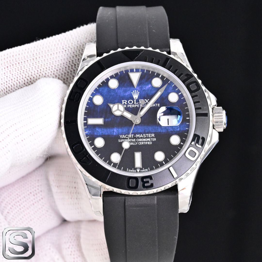 NO:860500,Rolex ROLEX Yacht-Master 40mm new white yacht. Genuine mold opening, two-way rotating outer ring, no longer loose, genuine adjustment for strength and feel; the strap is made of 904 stainless steel, the color is uniform and bright!  Durable and comfortable; the steel stamp on the case is the same as the original, not ordinary engraving; the latest level movement!  True and true integration, time adjustment, instantaneous calendar, genuine synchronization, non-3135 carefully crafted ultra-realistic mechanical watch for taking pictures,,,rolex19860909劳力士 ROLEX 游艇名仕型系列 YACHT-MASTER 40mm 新品白游艇.正品开模,双向旋转外圈,不再松松垮垮,力度手感正品调教；表带采用904精钢,色泽均匀光鲜！耐用且舒服；表壳上的钢印跟正品一样,不是普通刻字；最新水准机芯！ 真真真一体 顺时调时,瞬跳日历,正品同步 非3135 改精心打造超真实实物图拍摄机械腕表,,,rolex,Watch