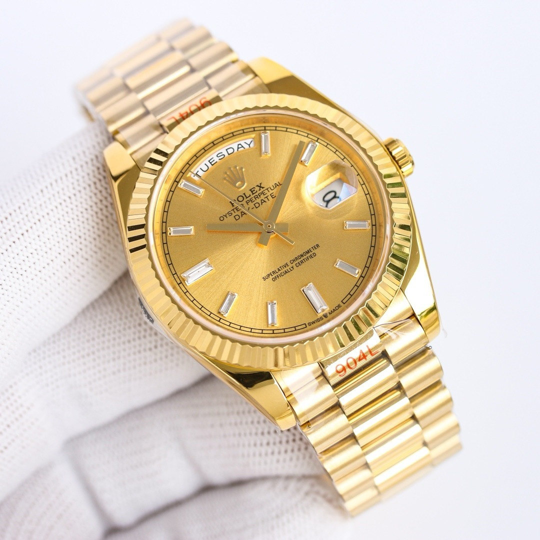 NO:882396,The highest version of gold and diamond, Rolex ROLEX day-date 40mm 40 dual calendar DD, 2 equipped with Shanghai integrated movement. The best price/performance ratio in the market. Welcome to taste!  40mmDD (movement) Affordable version configuration 145g integrated movement The entire series, full weight products will arrive in April, and will arrive at the end of April, equipped with an integrated movement, 72 hours of power. Breaking the limitations of weight + section + thickness in the market, from raw materials to ensure that the weight of the product keeps up with the genuine product, the electronic watch does not fade, rolex19860909金 钻 最高的版本 劳力士 ROLEX 星期日历型40mm 40双历DD, 2搭载上海一体机芯. 性价比市场最高. 欢迎品鉴！40mmDD（机芯） 平价版配置 145g 一体机芯 整系列,全重产品4月份陆续到货,4月底到齐,搭载一体机芯,动力72小时. 打破市场配重+节+厚的局限性,从原材料做到产品重量跟上正品,电渡不掉色机械腕表,,,rolex,Watch