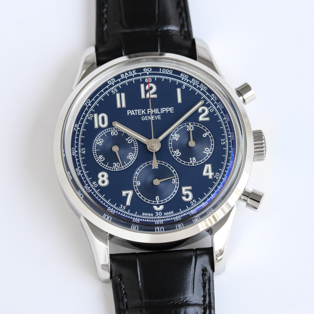NO:946134,Produced by TW, TW Factory [Patek Philippe] PP BN5 Complication Chronograph Series 5172G-001 Series 1 launches a new model equipped with [Arabic numeral dial], which injects a retro temperament into the watch and is favored by high-quality mechanical timepiece enthusiasts.  2. Carbon gray gold three-dimensional blocks covered with fluorescent coating, tachymeter scale. 316 fine steel material. The unique design of the three-layer lugs brings a completely different visual enjoyment. From the side, the lugs and the case are connected naturally and smoothly. The lugs show an elegant arc and are ergonomically set. Sapphire glass, waterproof coefficient of 30 meters, diameter 41 mm, equipped with chronograph movement, accurate travel time. 3. Imported Italian calfskin, original imported folding clasp, perfect, welcome to reprint.  Produced by Tw, it must be a high-quality product, you deserve it!  Exquisitely recommended men's multi-functional mechanical watch Luxurious and exquisite recommended men's multi-functional mechanical watch The best luxury recommendation for gifting, please look for the exclusive quality of TW factory, patek philippe, cowhide19860909TW 出品  TW Factory【百达翡丽】PP BN5 复杂功能计时系列5172G-001系列 1推出配备【阿拉伯数字盯表盘】的全新表款,为腕表注入复古气质,备受高品质机械时针爱好者青睐. 2覆荧光涂层的炭灰色金质立体字块,准距仪刻度.316精刚材质,三层表耳的设计独特个性,带来完全不一样的视觉享受从侧面可见表耳和表壳连接自然流畅,表耳呈现出优雅的弧度,符合人体工程学设定,蓝宝石玻璃,防水系数30米,直径41毫米,搭载计时机芯,走时精准. 3进口意大利小牛皮,原装进口折叠式表扣,堪称完美,欢迎转载. Tw出品,必属精品,你值得拥有！精致推荐男士多功能机械腕表 奢华精致推荐男士多功能机械腕表 送礼最佳奢华推荐请认准TW厂独家品质,,patek philippe,cowhide,Watch