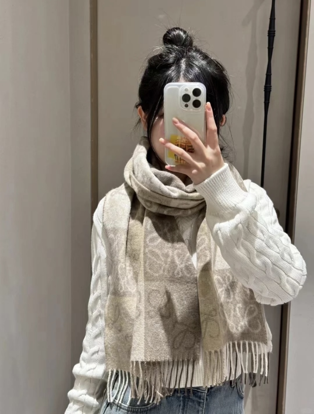 Loewe 中性款‼ 罗意威【LW条纹长巾】很幸運拿到這個品牌的東西 真的不多見 很少在國內做訂單