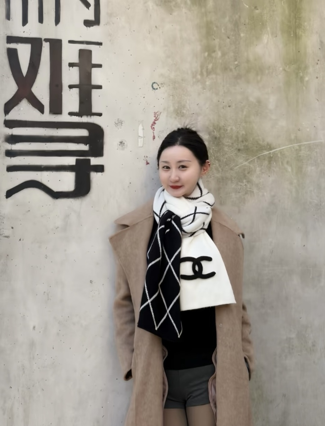 Chanel Chanel香奈儿 菱形设计双面配色 2024新款羊绒针织围巾