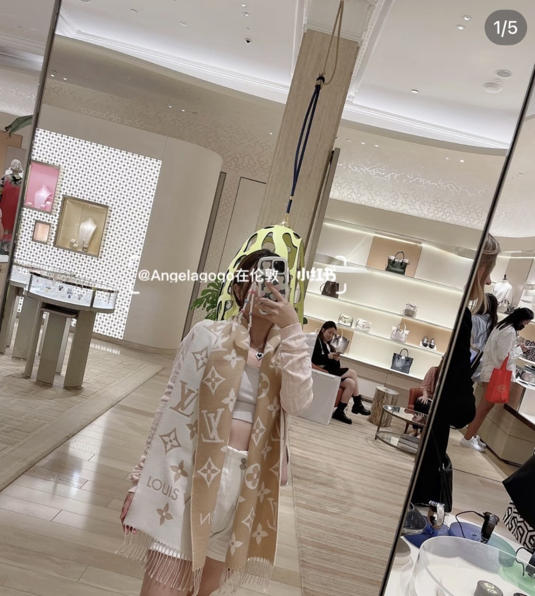Louis Vuitton L家 【高版】有 L字样新品 【驴家新款5色双面羊毛围巾】180*30cm 100%羊毛