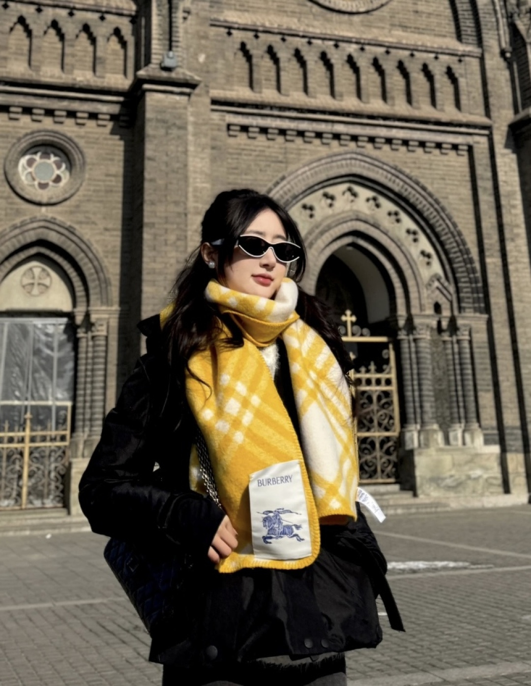 Burberry Burberry 格纹羊毛围巾