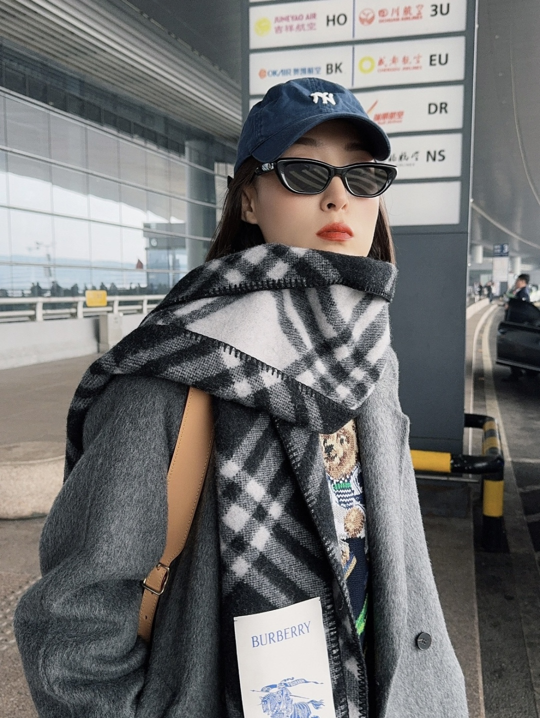 Burberry Burberry 格纹羊毛围巾