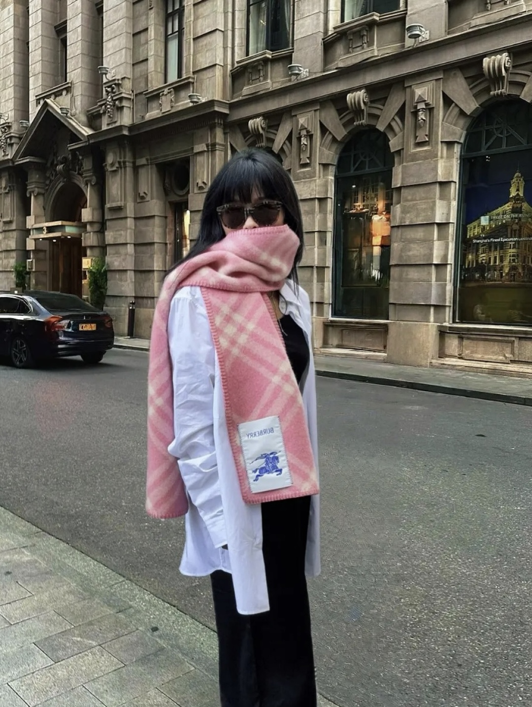 Burberry Burberry 格纹羊毛围巾