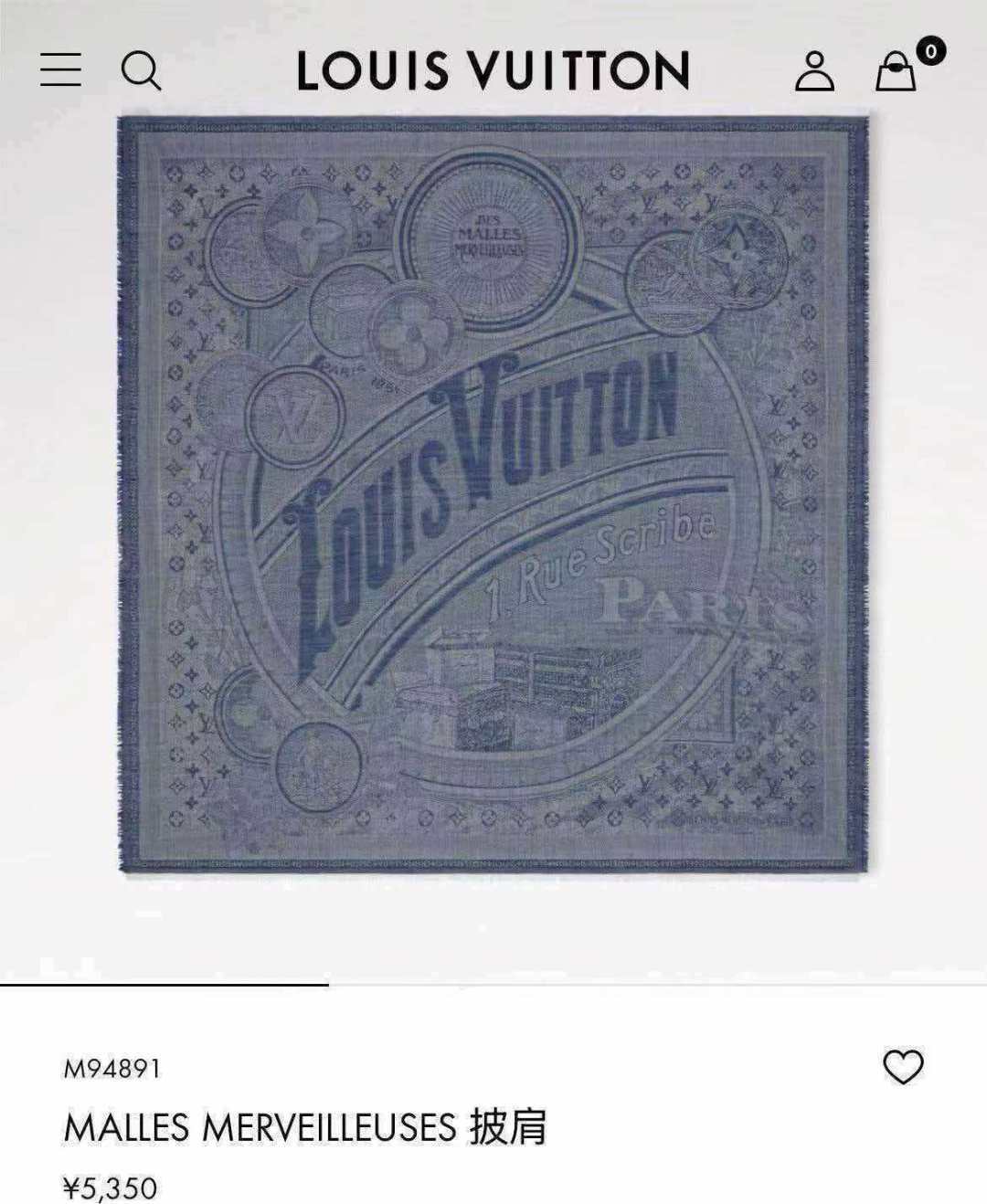 Louis Vuitton 皇室LV路易威登 硬货 品质好到几宿都不能正常入眠 可以pk的最 的品质 Malles Merveilleuses 绵羊毛披肩向昔日品牌广告海报采撷灵感