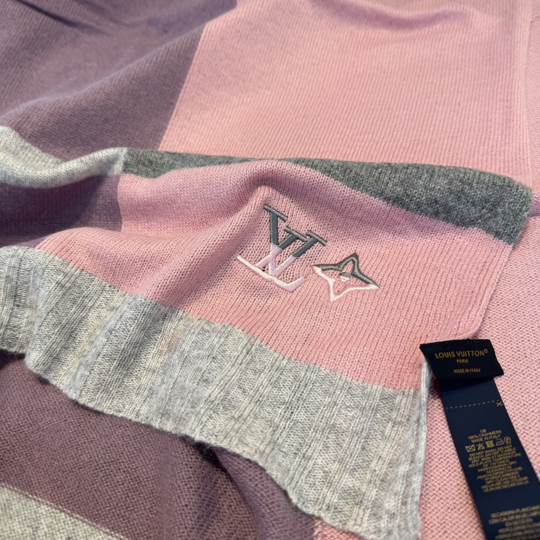 Louis Vuitton LV路易威登轻奢针织羊绒围巾