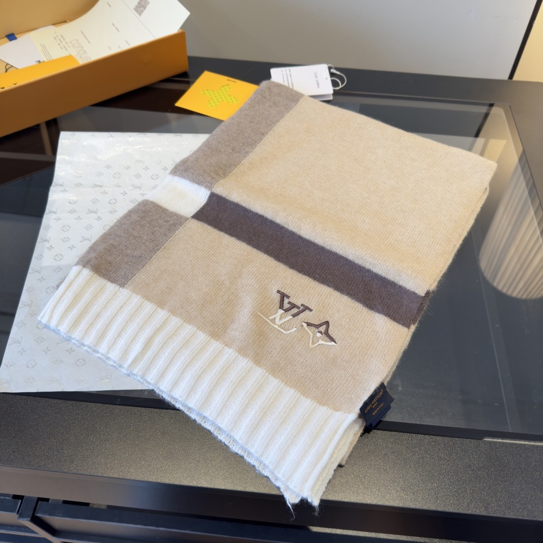 Louis Vuitton LV路易威登轻奢针织羊绒围巾
