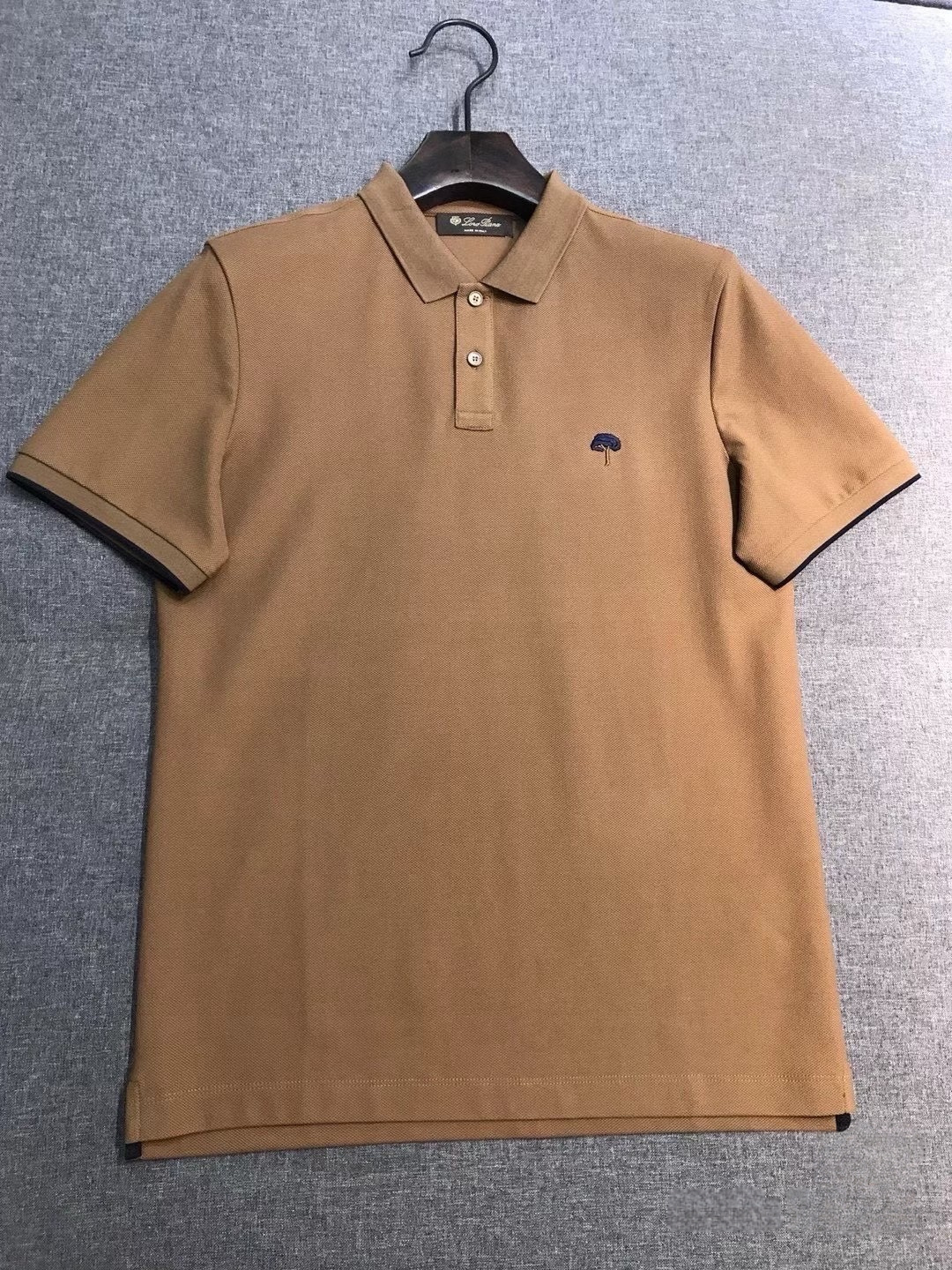 Loro Piana诺悠翩雅男士高端商务休闲珠地棉翻领POLO衫，贸易公司渠道臻品，系出名门，纯正血统品