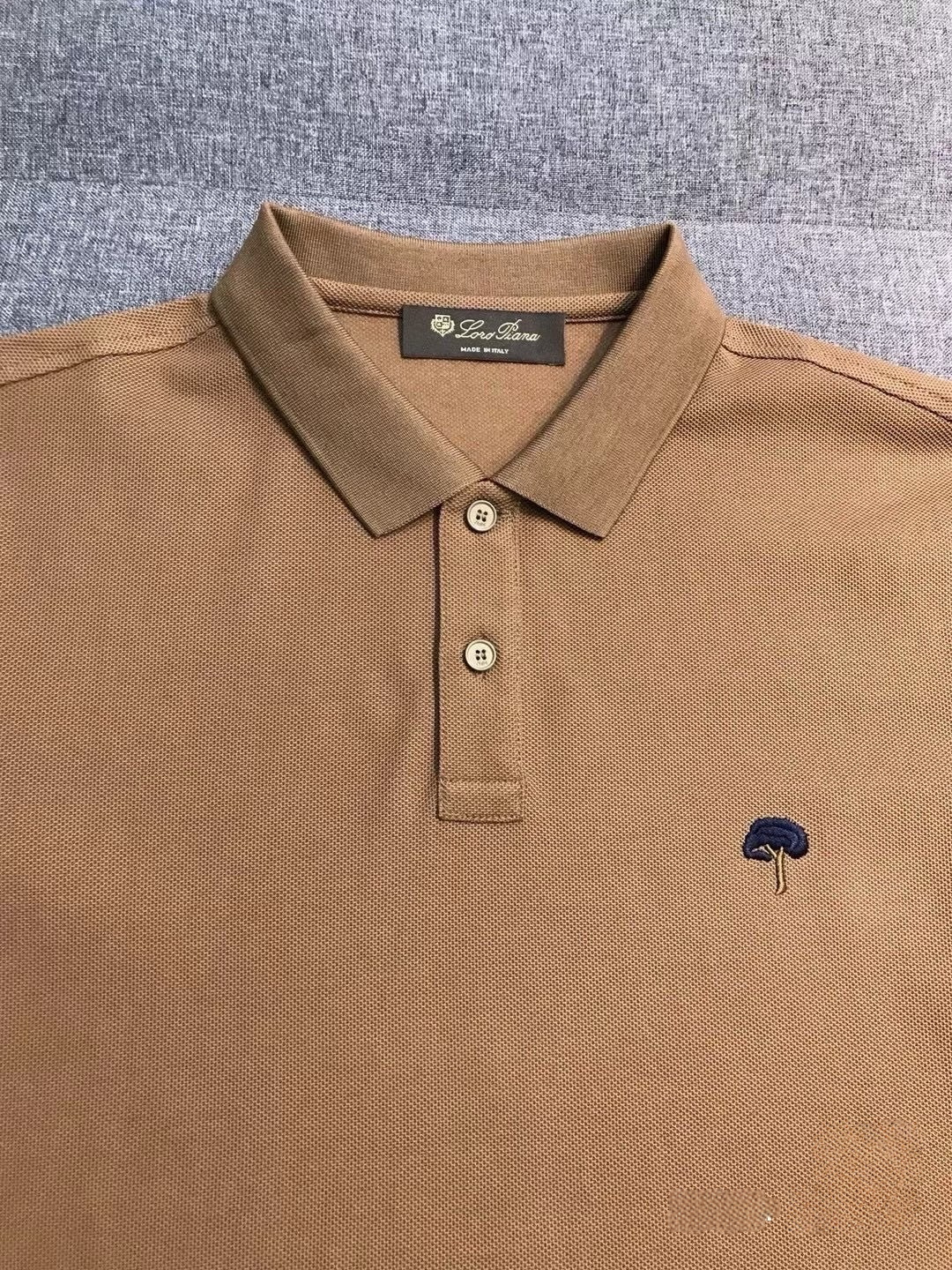 Loro Piana诺悠翩雅男士高端商务休闲珠地棉翻领POLO衫，贸易公司渠道臻品，系出名门，纯正血统品