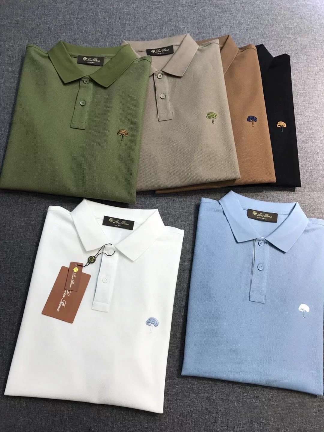 Loro Piana诺悠翩雅男士高端商务休闲珠地棉翻领POLO衫，贸易公司渠道臻品，系出名门，纯正血统品