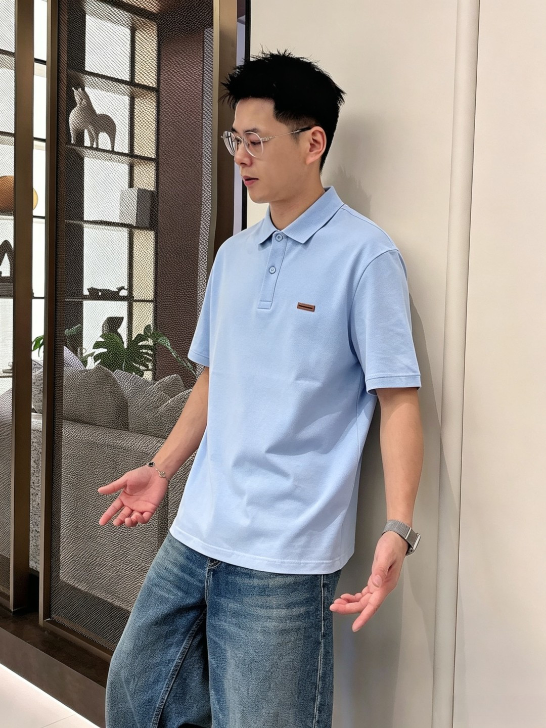 Zegna杰尼亚26ss高级男士商务休闲珠地棉翻领POLO衫，贸易公司渠道货，源自原厂代工出品，高端品鉴