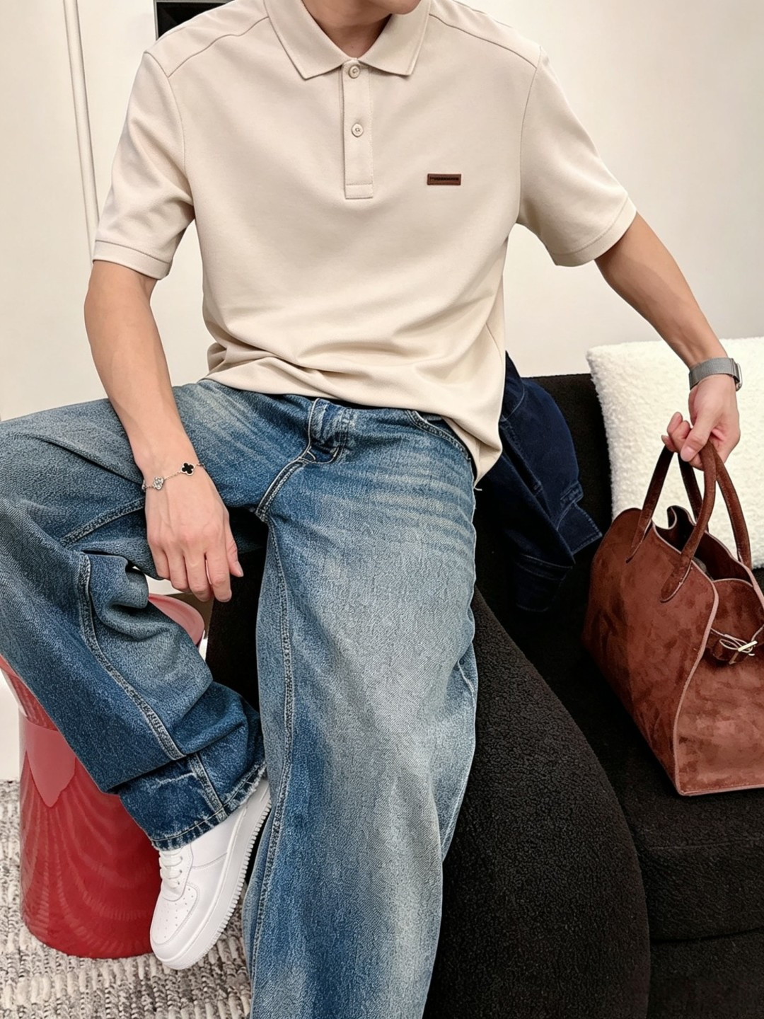 Zegna杰尼亚26ss高级男士商务休闲珠地棉翻领POLO衫，贸易公司渠道货，源自原厂代工出品，高端品鉴
