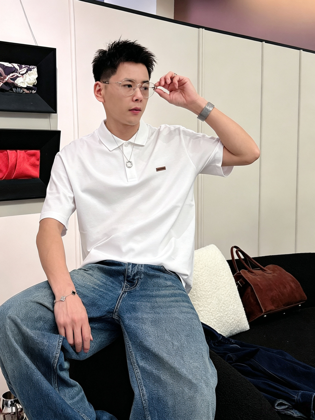 Zegna杰尼亚26ss高级男士商务休闲珠地棉翻领POLO衫，贸易公司渠道货，源自原厂代工出品，高端品鉴