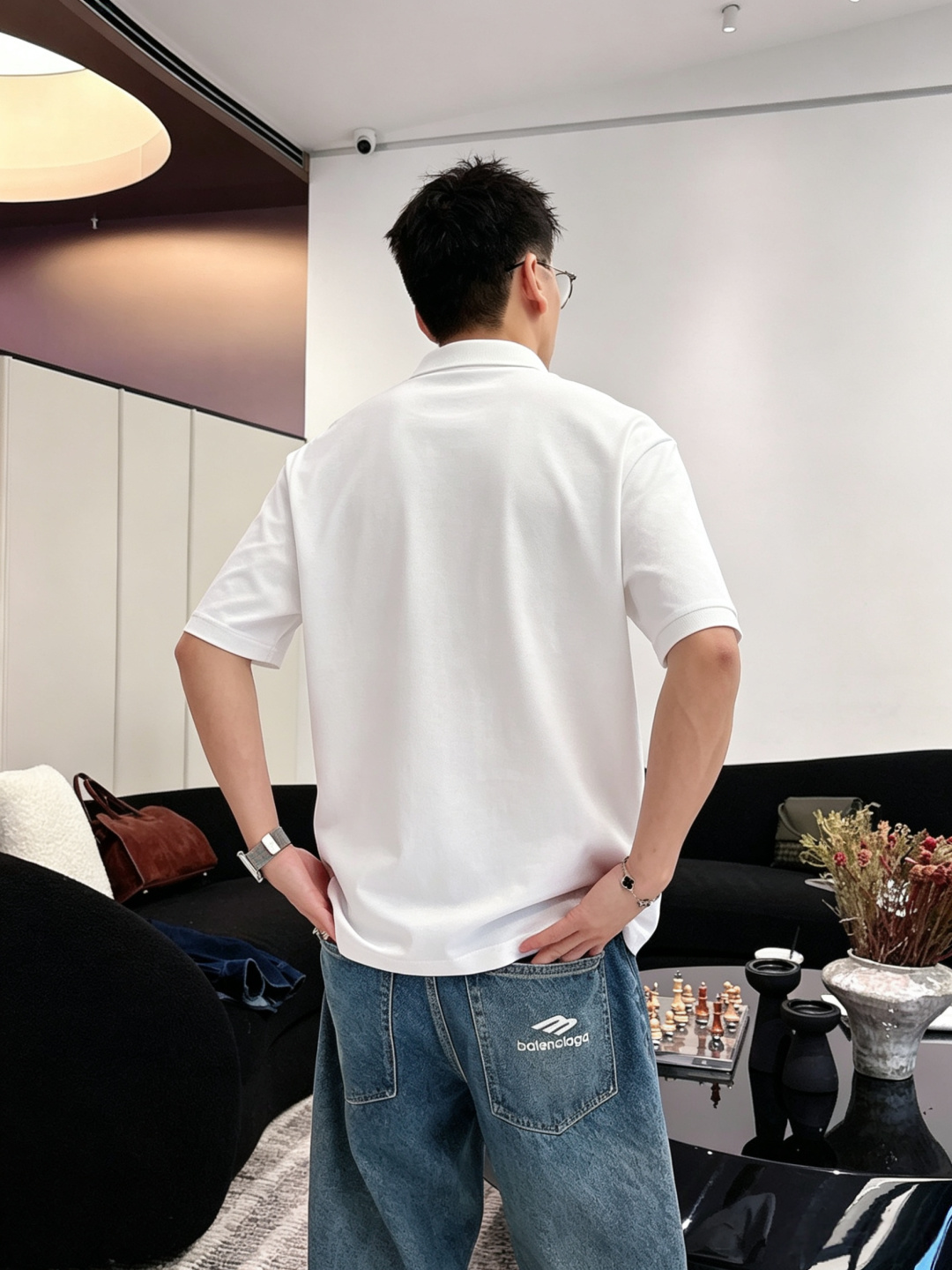 菲拉格慕26ss高级男士商务休闲珠地棉翻领POLO衫，贸易公司渠道货，源自原厂代工出品，高端品鉴心水之物