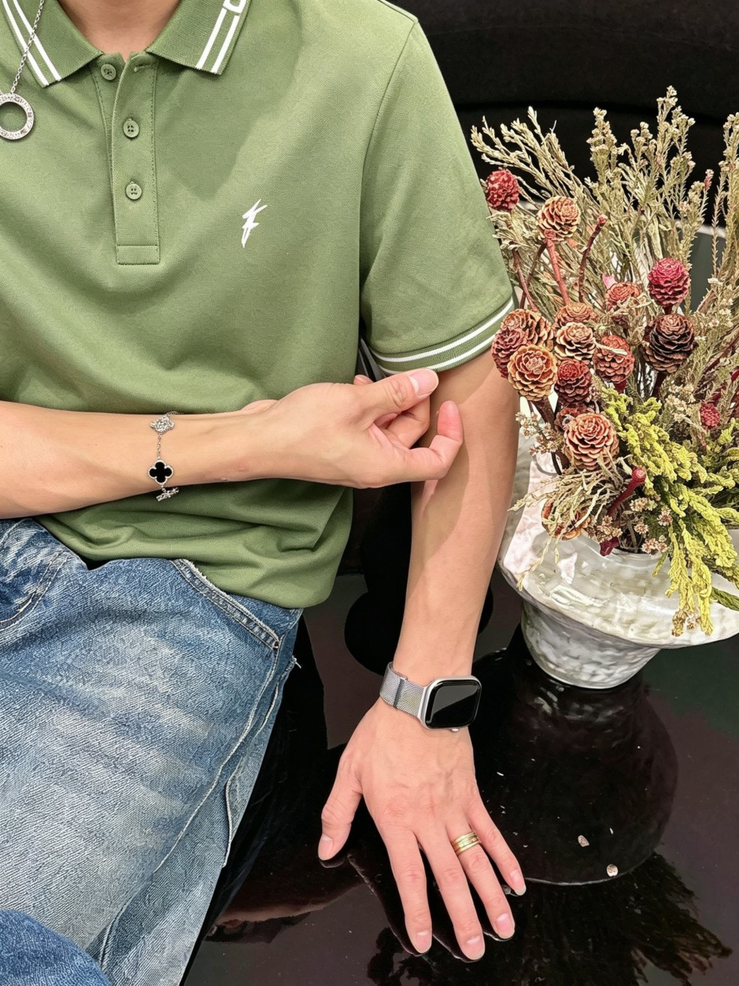 菲拉格慕26ss高级男士商务休闲珠地棉翻领POLO衫，贸易公司渠道货，源自原厂代工出品，高端品鉴心水之物