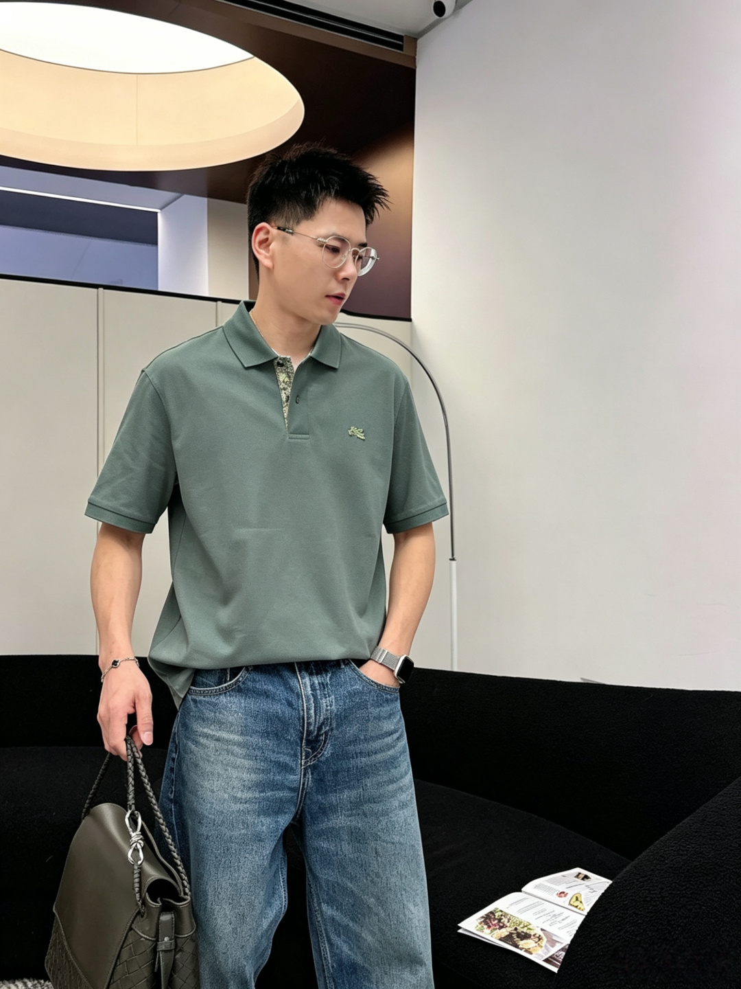 Hermes爱马仕2026ss夏季新款刺绣logo男士翻领Polo衫！经典商务男款，高端男装的天花板级别