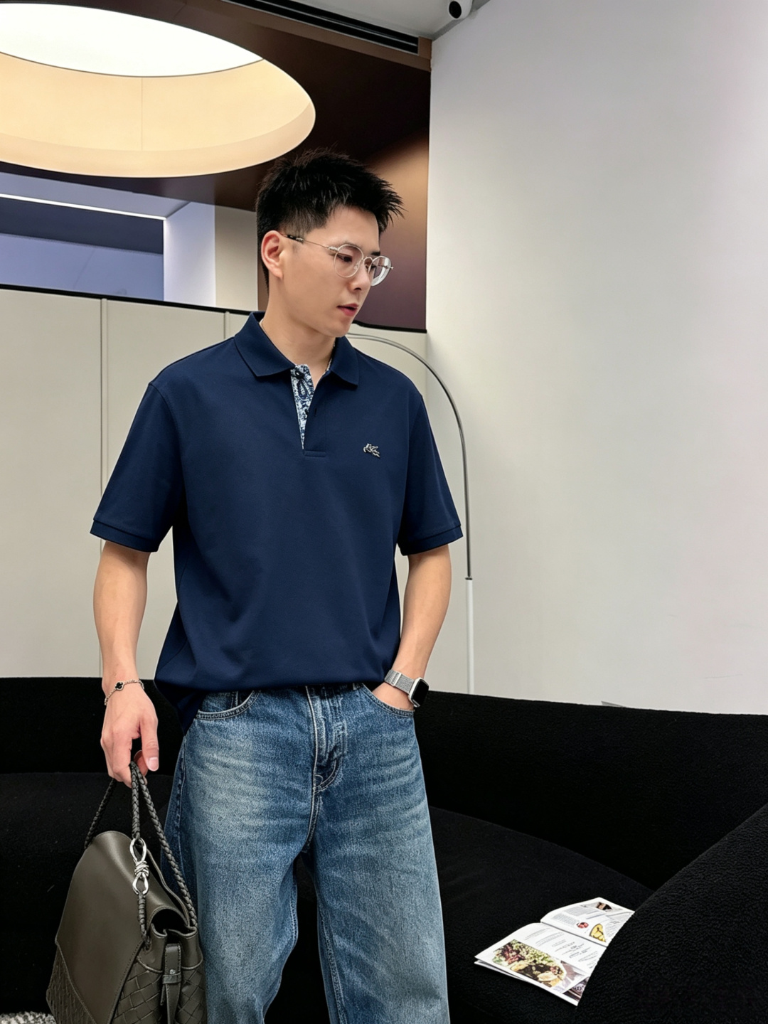 Hermes爱马仕2026ss夏季新款刺绣logo男士翻领Polo衫！经典商务男款，高端男装的天花板级别