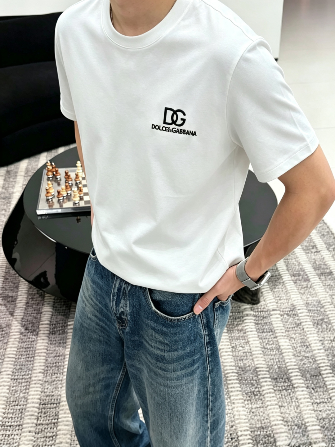 Dolce&Gabbana杜嘉班纳、26ss春夏新款刺绣logo短袖T恤！选用棉中贵族PIMA棉的高端8