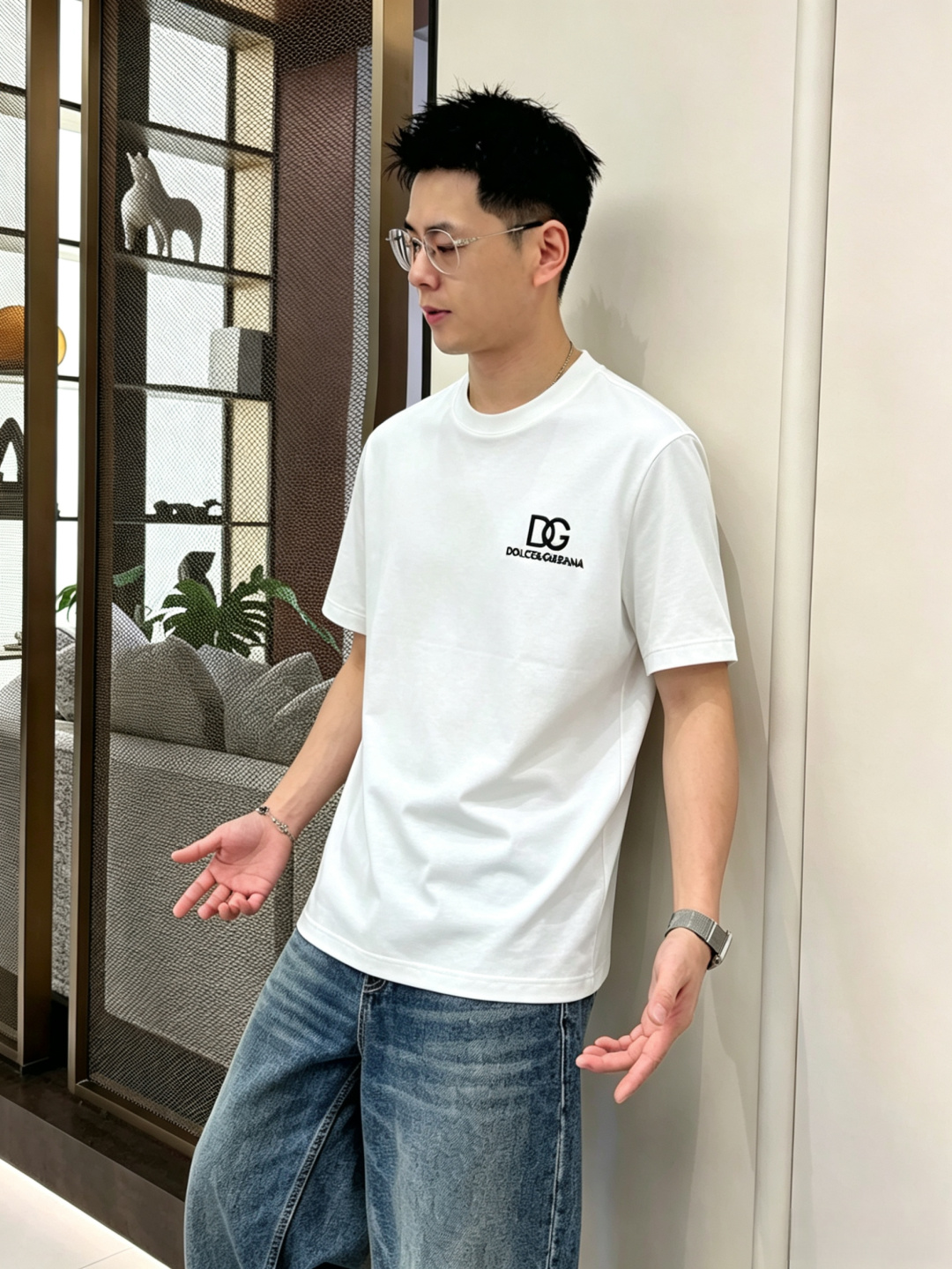 Dolce&Gabbana杜嘉班纳、26ss春夏新款刺绣logo短袖T恤！选用棉中贵族PIMA棉的高端8