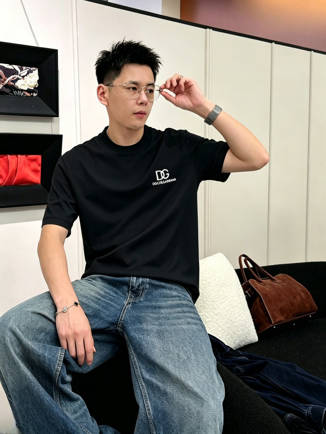 Dolce&Gabbana杜嘉班纳、26ss春夏新款刺绣logo短袖T恤！选用棉中贵族PIMA棉的高端8