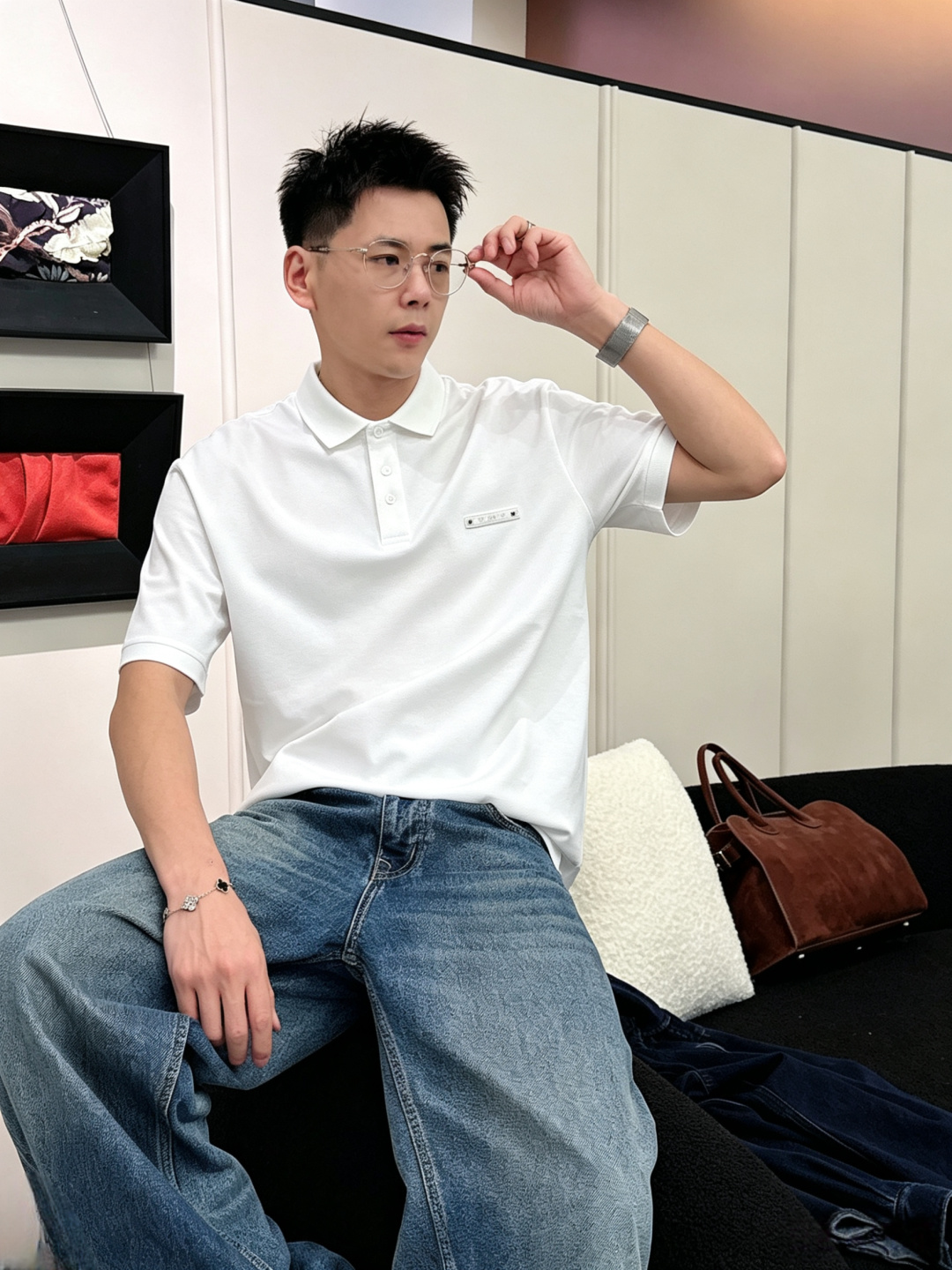 布鲁提高级男士商务休闲珠地棉翻领POLO衫，贸易公司渠道货，源自原厂代工出品，高端品鉴心水之物，26年春
