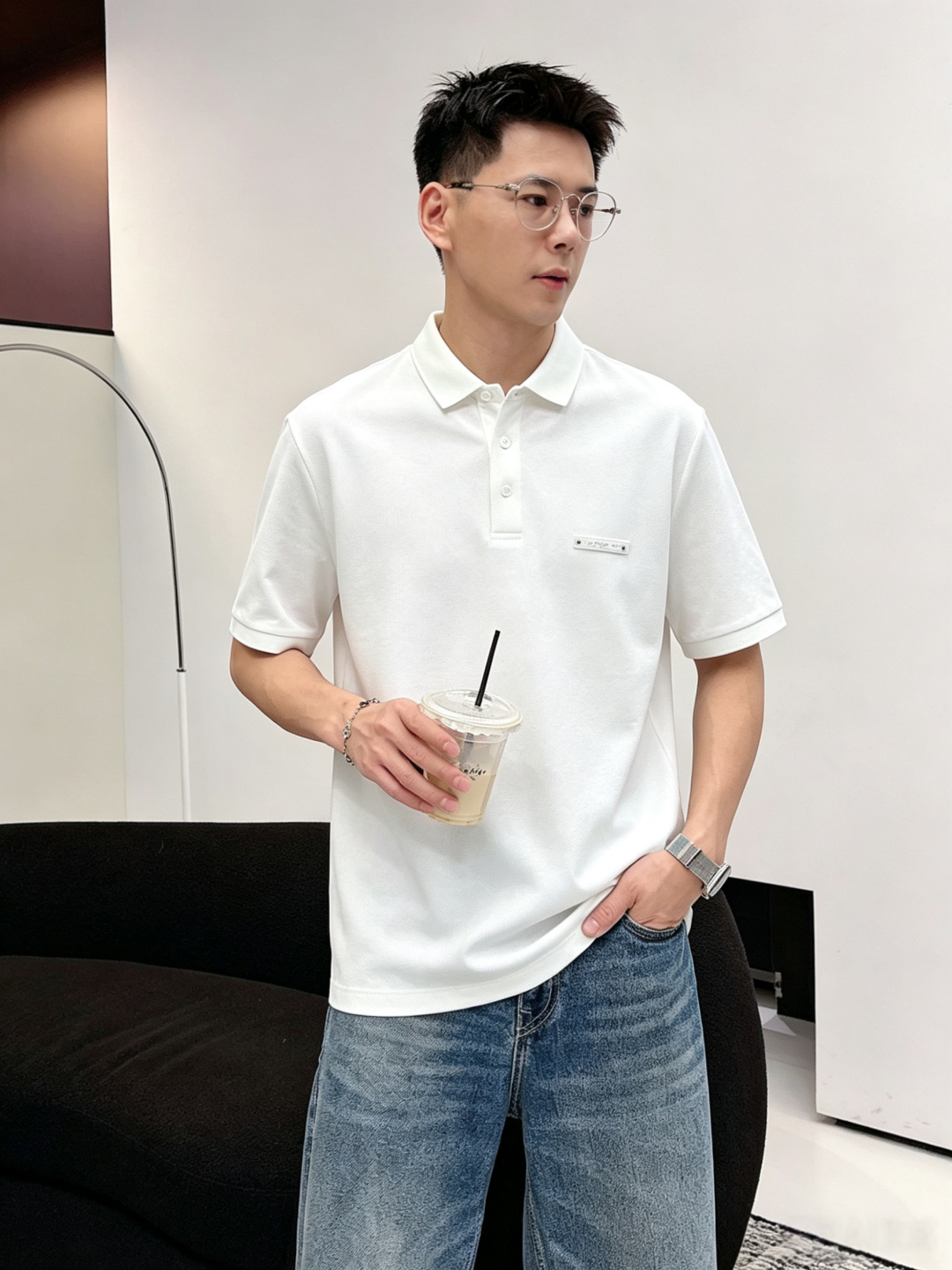 布鲁提高级男士商务休闲珠地棉翻领POLO衫，贸易公司渠道货，源自原厂代工出品，高端品鉴心水之物，26年春