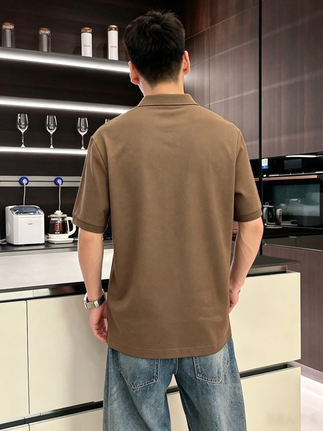 布鲁提高级男士商务休闲珠地棉翻领POLO衫，贸易公司渠道货，源自原厂代工出品，高端品鉴心水之物，26年春