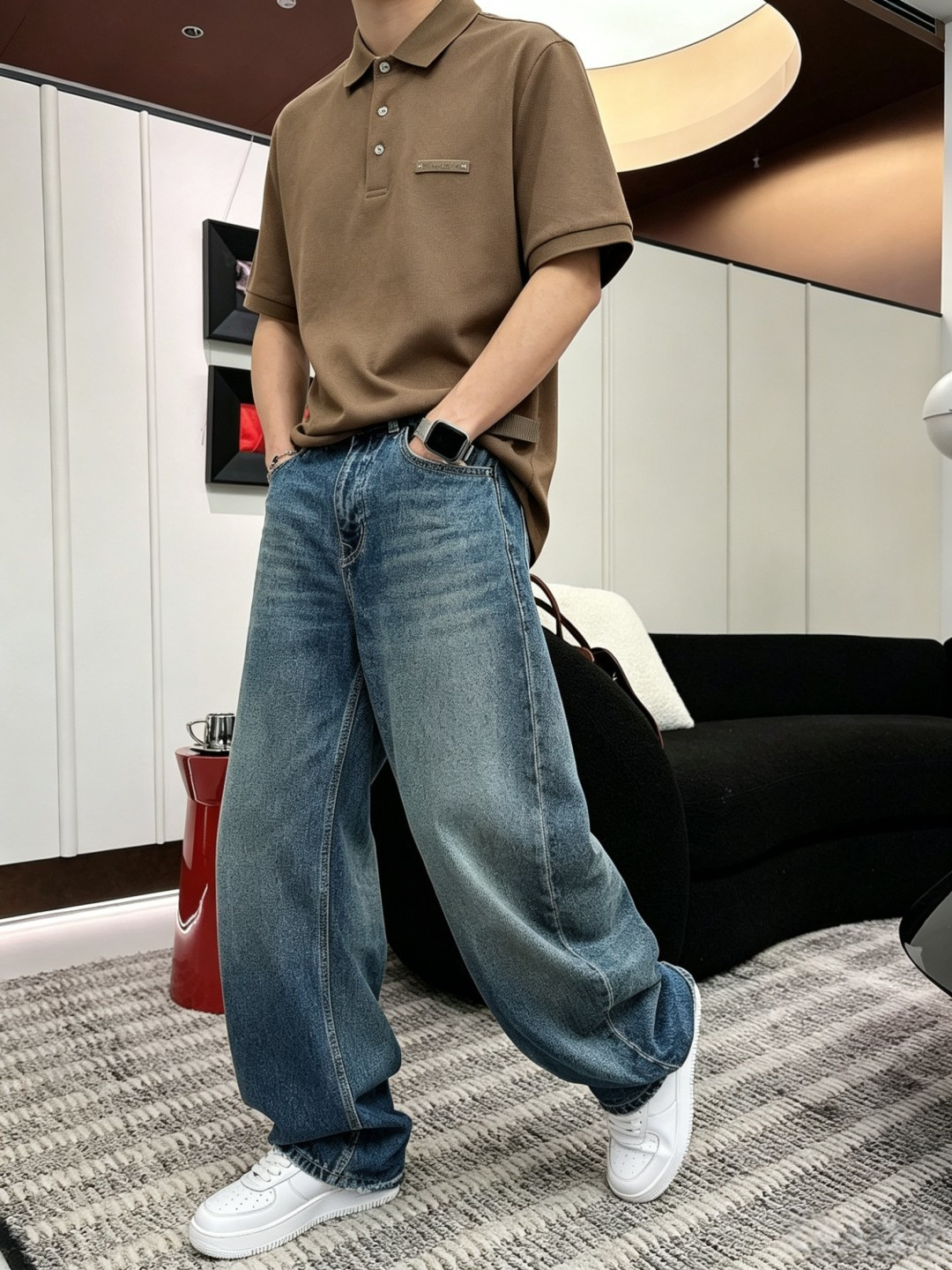 布鲁提高级男士商务休闲珠地棉翻领POLO衫，贸易公司渠道货，源自原厂代工出品，高端品鉴心水之物，26年春