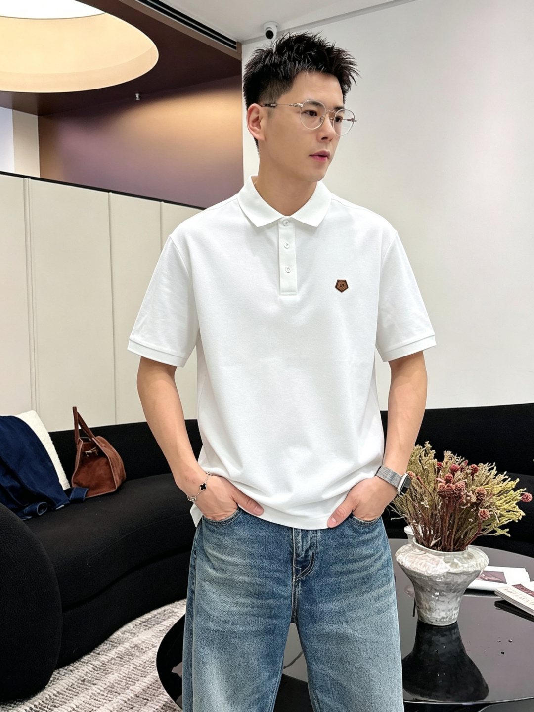 Zegna杰尼亚26ss高级男士商务休闲珠地棉翻领POLO衫，贸易公司渠道货，源自原厂代工出品，高端品鉴
