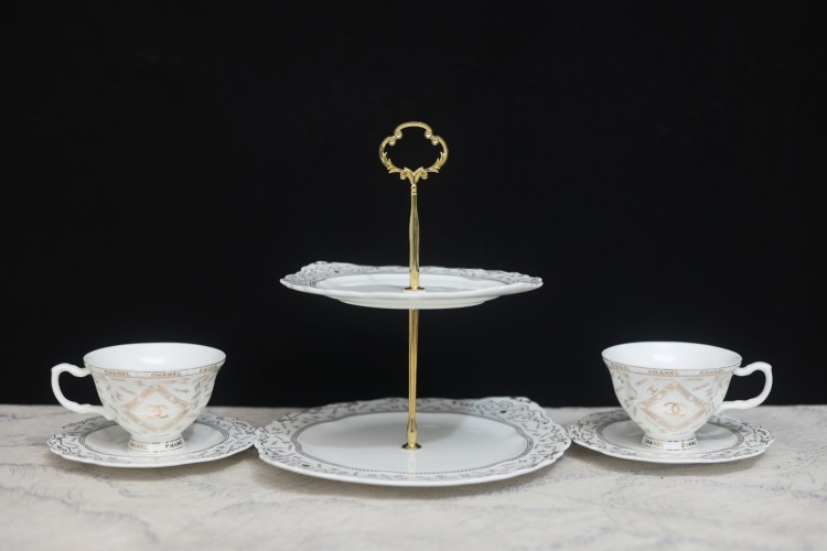 Elegant Two-Tier Dessert Stand | Serve Scones, Macarons, and More with Style 1 Elegant Two-Tier Dessert Stand | Serve Scones, Macarons, and More with Style