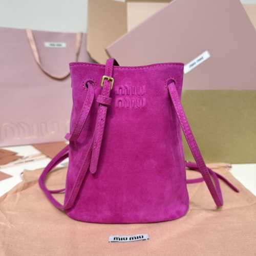 Miu Miu Suede Mini Bucket Bag, Compact & Stylish Crossbody Bag 1 Miu Miu Suede Mini Bucket Bag, Compact & Stylish Crossbody Bag