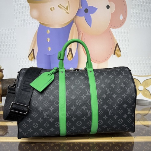 Louis Vuitton Keepall Bandoulière 45 Monogram Eclipse Travel Bag 1 Louis Vuitton Keepall Bandoulière 45 Monogram Eclipse Travel Bag