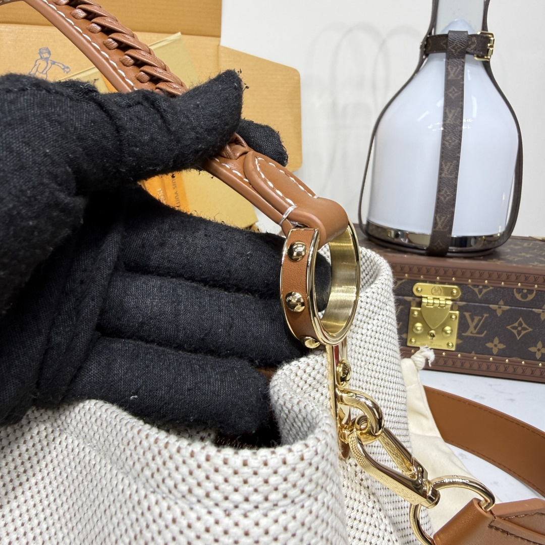 路易威登 Louis Vuitton 高定典藏高定设计师遮阳帽帽子 #E4D7B8DE 8