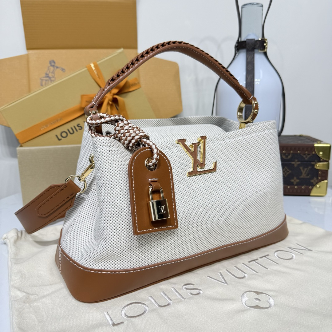 路易威登 Louis Vuitton 高定典藏高定设计师遮阳帽帽子 #E4D7B8DE 2