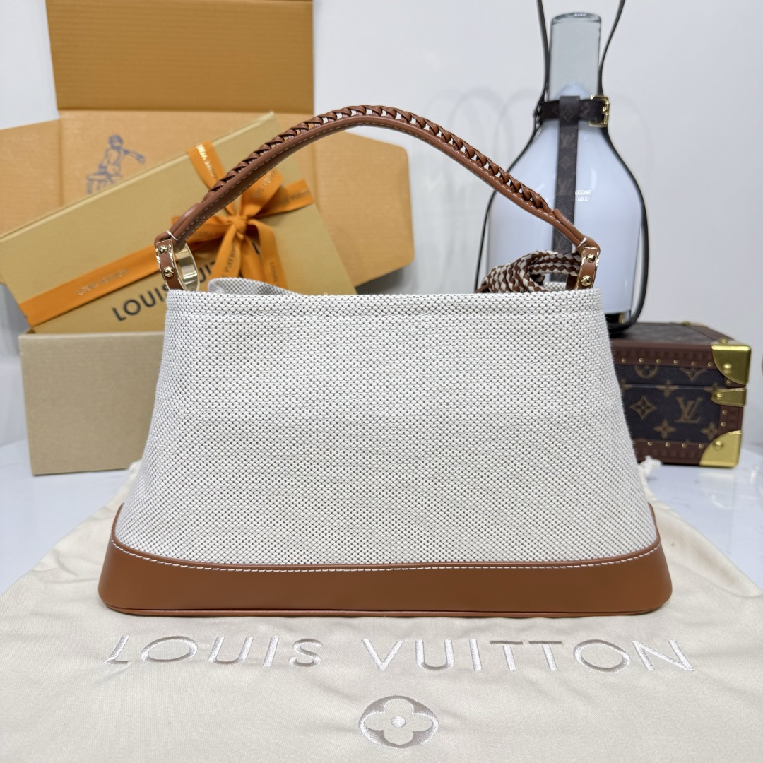 路易威登 Louis Vuitton 高定典藏高定设计师遮阳帽帽子 #E4D7B8DE 3
