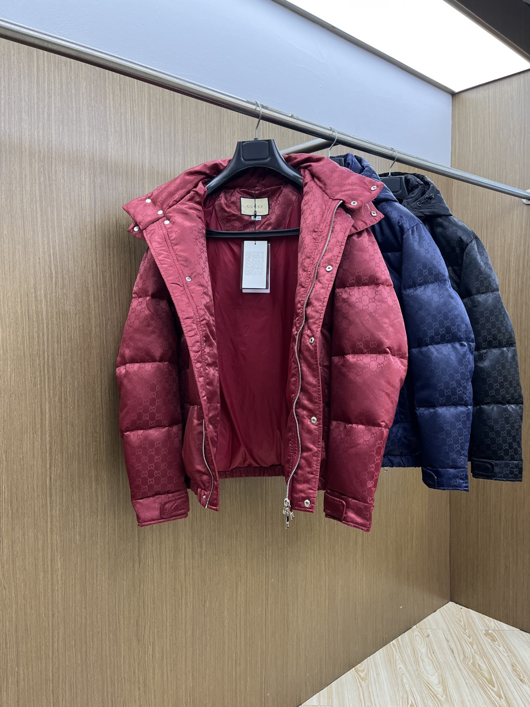 秋冬羽绒 Guc 🔥🔥高端私货 25秋冬上新 G家 羽绒服 满身印花logo高端大气 选用进口面料 充绒