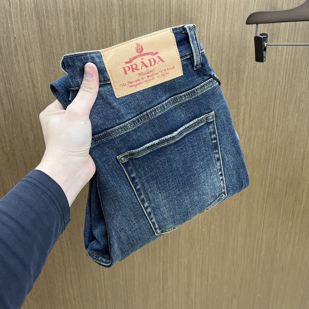 秋冬爆品 PD 🔥🔥高端定制品质 25SS秋冬最新款原单牛仔裤 柜台同步发售 原版定制复刻 客供五金辅料