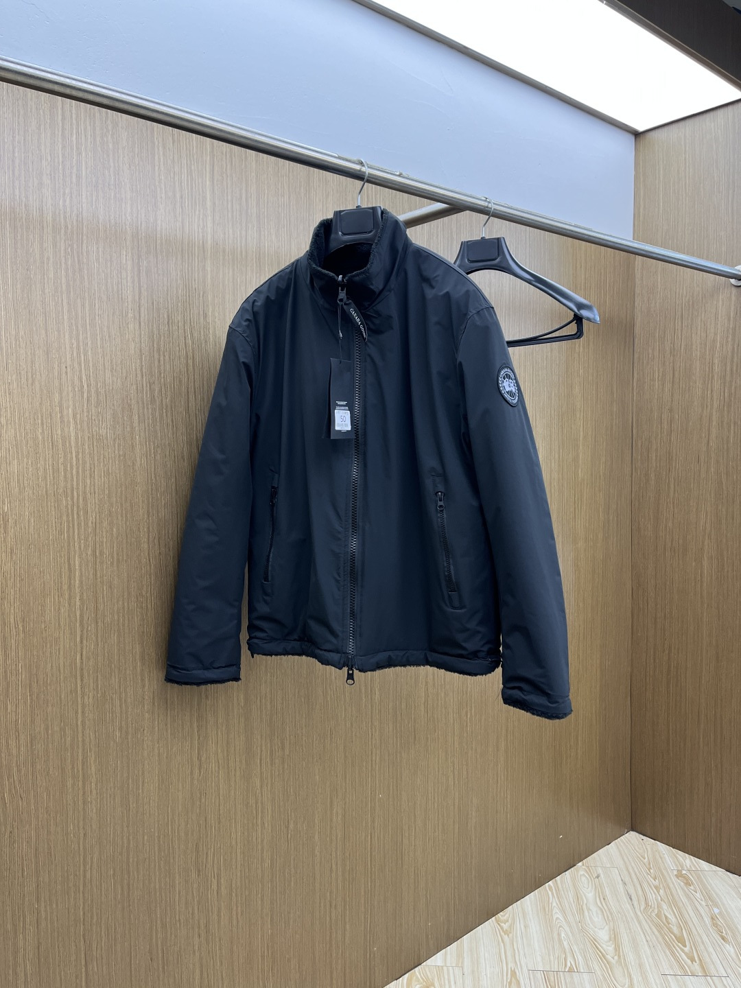 秋冬 🆕Canada Goose加拿大鹅 25年秋冬新款摇粒绒双面穿外套夹克 立领摇粒绒保暖外套，袖子线