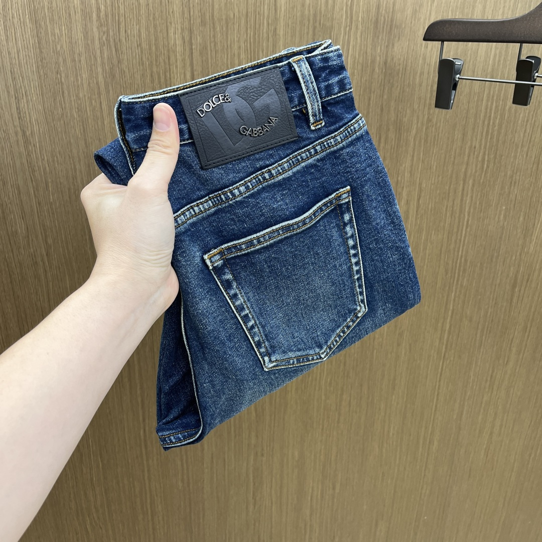秋冬爆品 DG 🔥🔥高端定制品质 25SS秋冬最新款原单牛仔裤 柜台同步发售 原版定制复刻 客供五金辅料