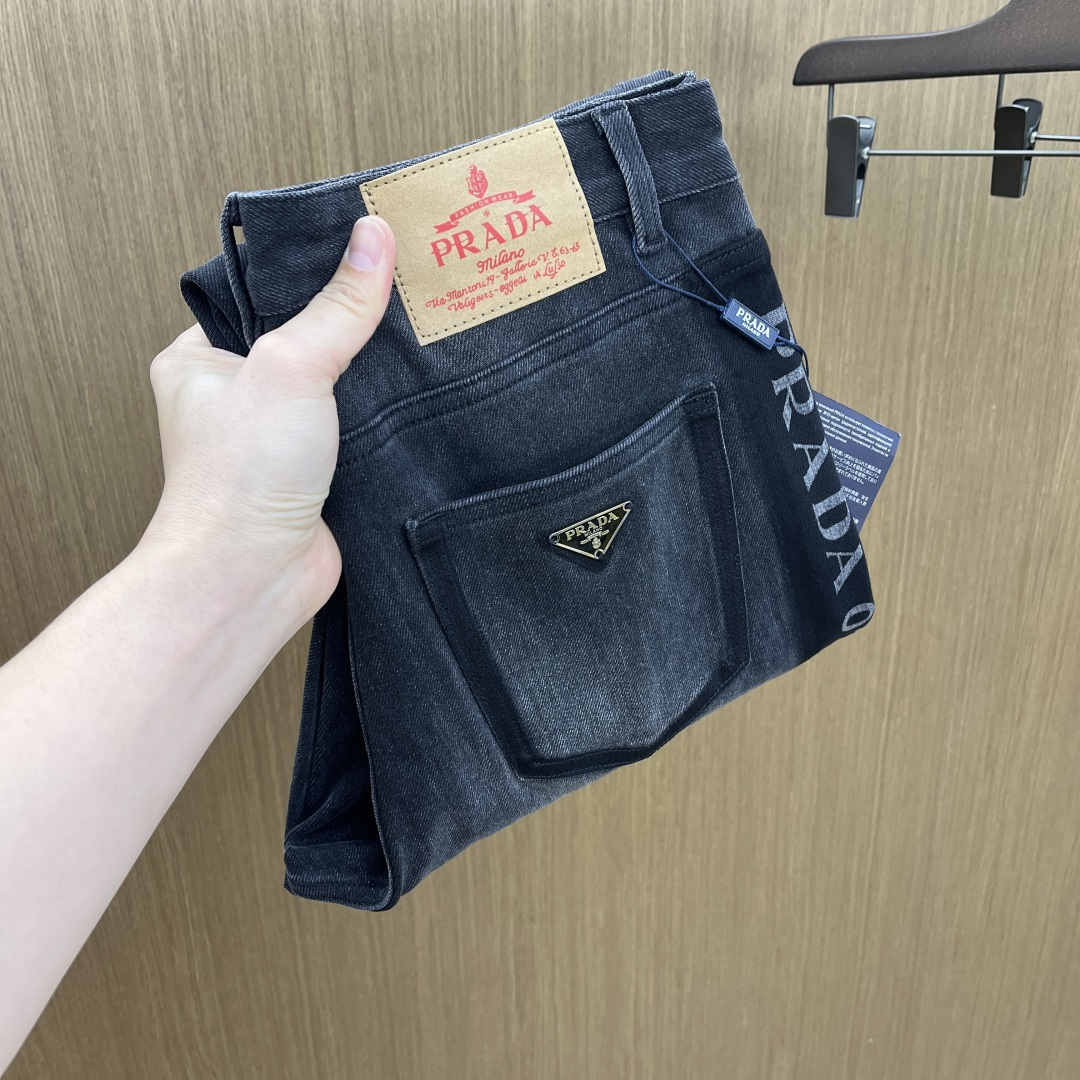 秋冬爆品 PD 🔥🔥高端定制品质 25SS秋冬最新款原单牛仔裤 柜台同步发售 原版定制复刻 客供五金辅料