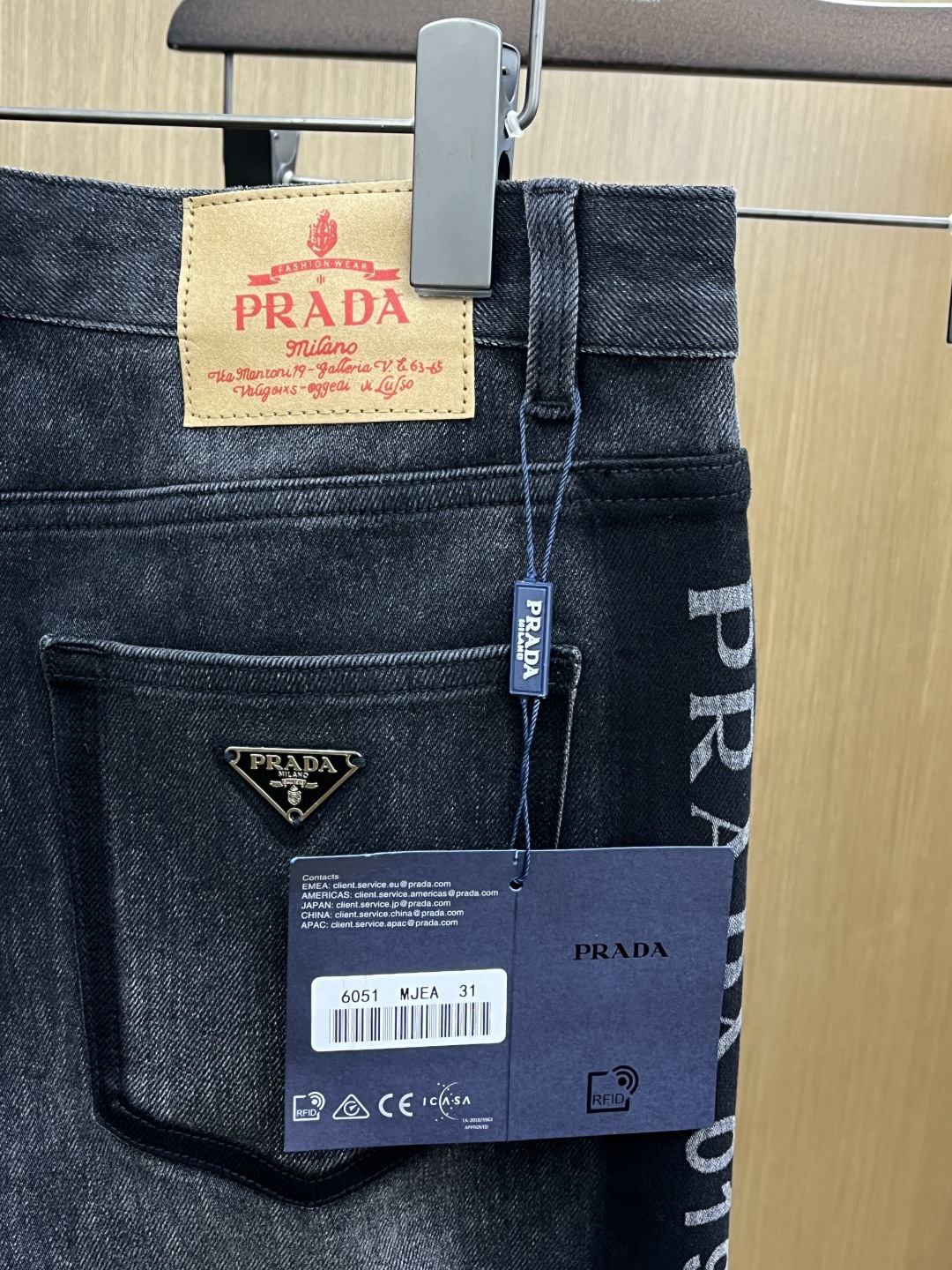 秋冬爆品 PD 🔥🔥高端定制品质 25SS秋冬最新款原单牛仔裤 柜台同步发售 原版定制复刻 客供五金辅料