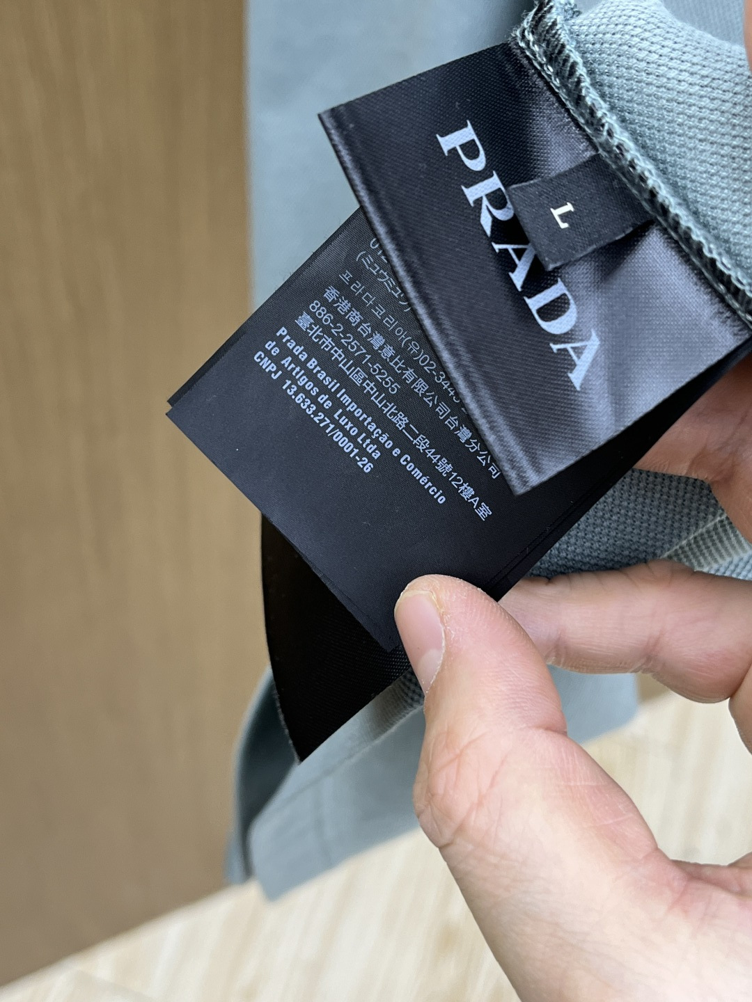 早春 PD 🔥🔥高级定制 26ss春夏新款翻领POLO短袖T恤 原版定制 面料选用进口珠地棉 轻薄透气 