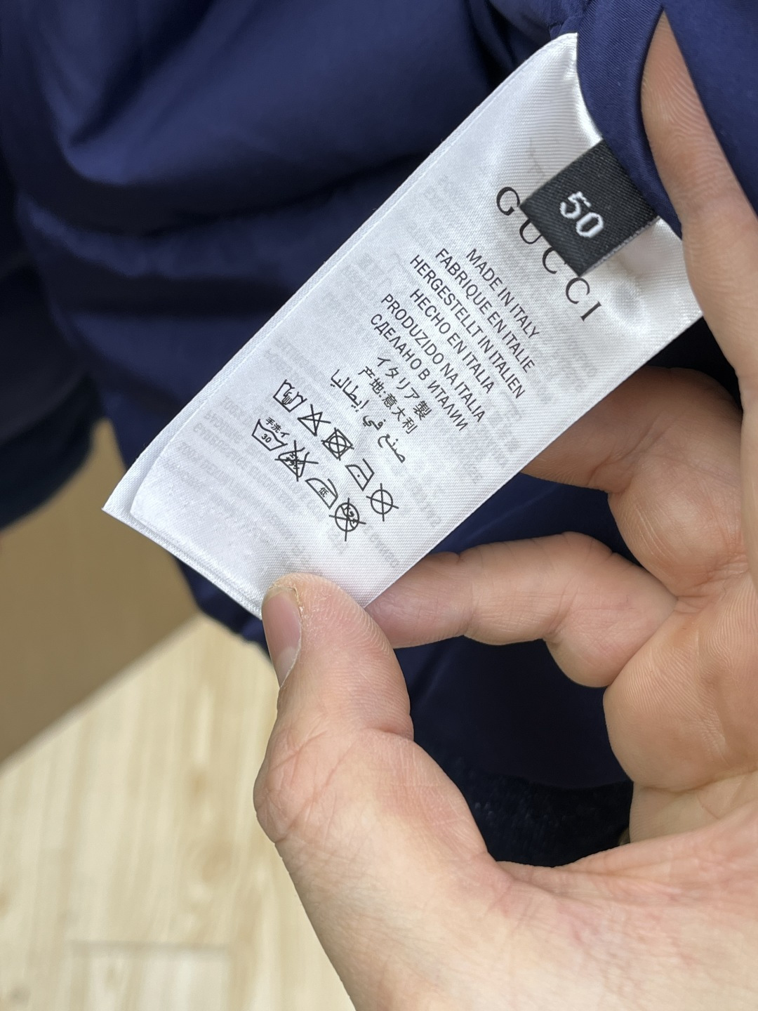 秋冬羽绒 Gucci/古驰牛仔拼皮羽绒服“灭世版本”直供各大平台，代购，微商。，暴力检测，广检90绒，欢