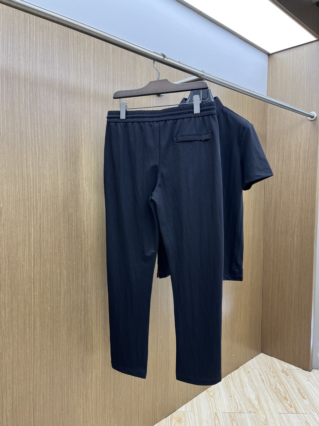 早春/套 Kiton 🔥🔥春夏新款简约休闲套装 精选新疆长绒棉 纱线环保染色定型 面料洗水上身软软舒适 