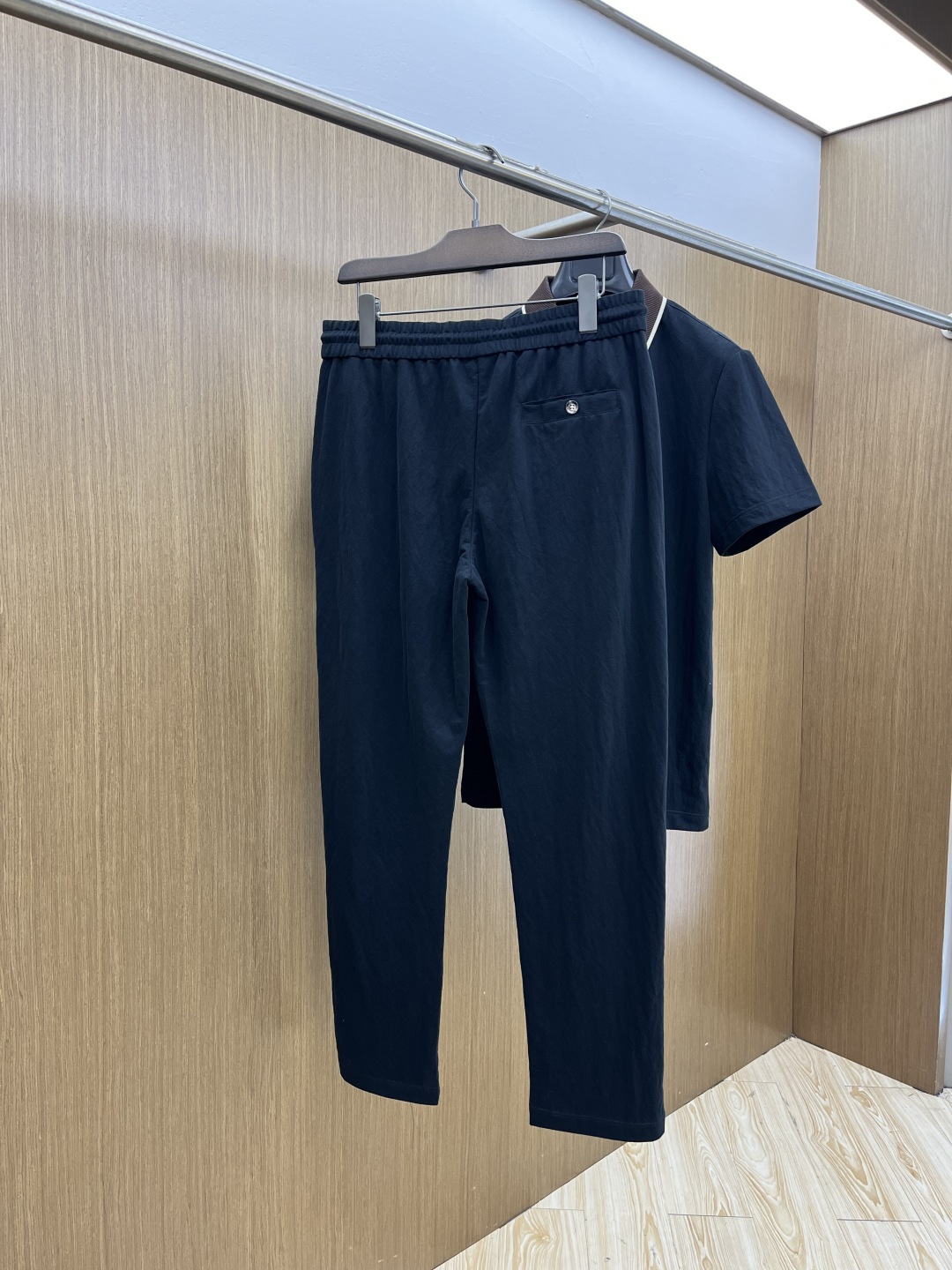 早春/套 Loro Piana 🔥🔥春夏新款简约休闲套装 精选新疆长绒棉 纱线环保染色定型 面料洗水上身